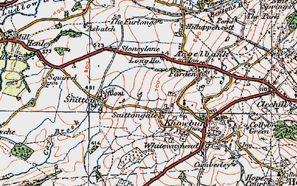 Old map of Snittongate in 1921