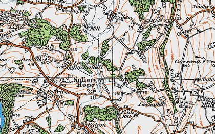 Old map of Sollers Hope in 1919