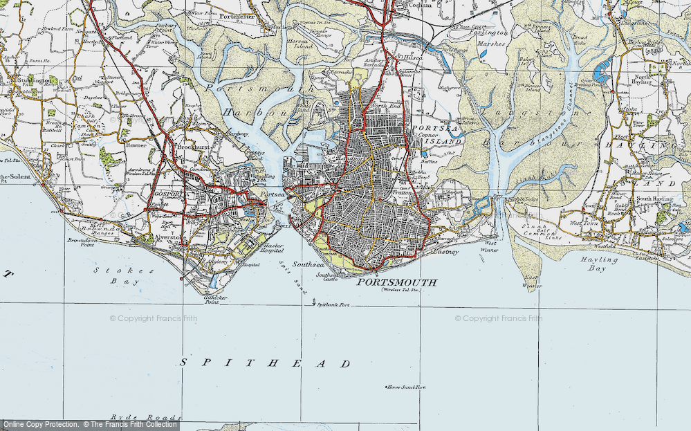 Old Map of Somers Town, 1919 in 1919