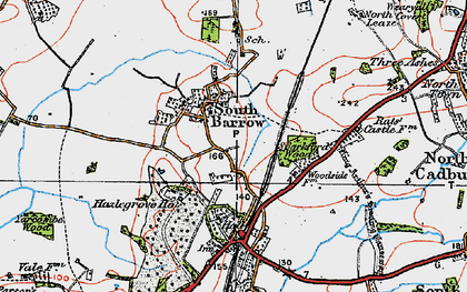 Old map of South Barrow in 1919