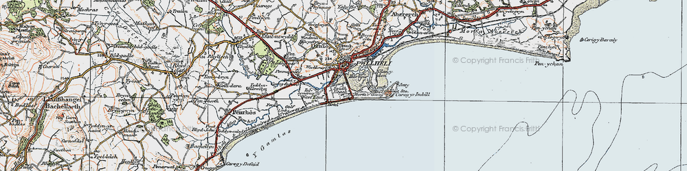 Old map of South Beach in 1922