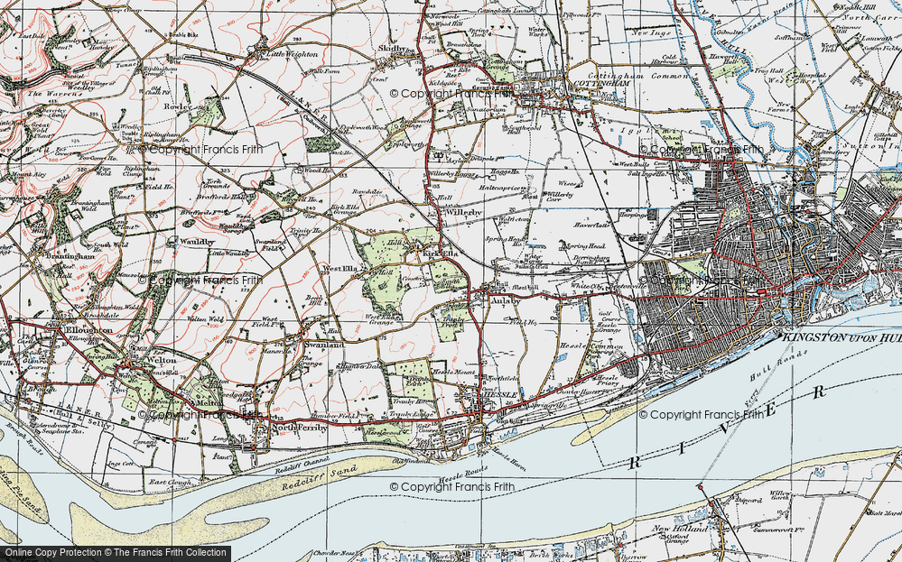 Old Map of South Ella, 1924 in 1924
