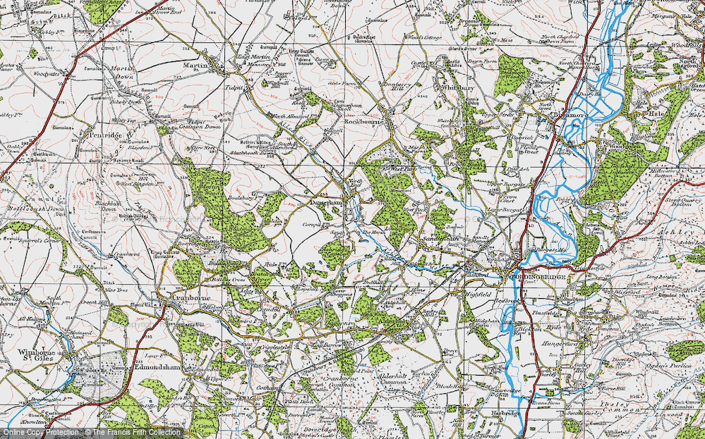 Old Map of South End, 1919 in 1919