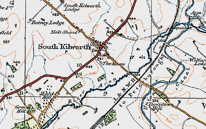 Old map of South Kilworth in 1920