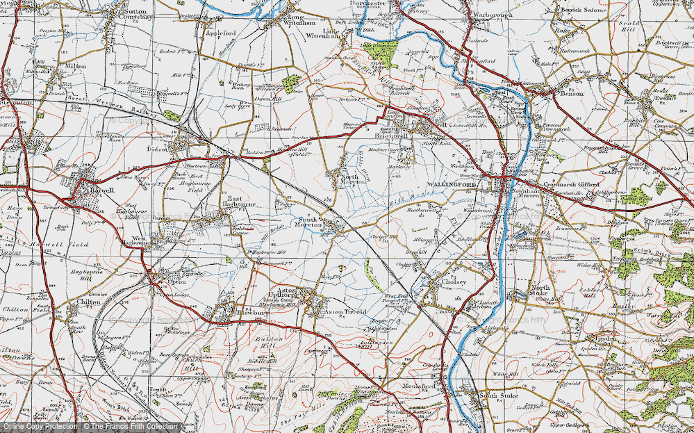 Old Map of South Moreton, 1919 in 1919