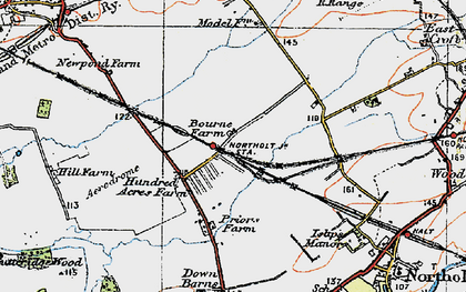 Old map of South Ruislip in 1920