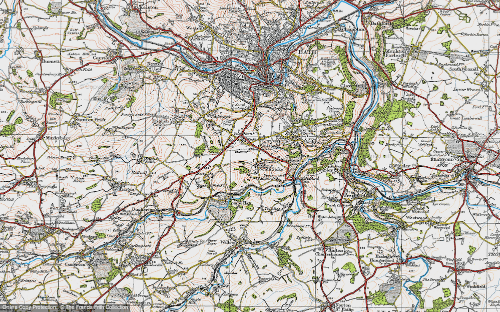 Old Map of South Stoke, 1919 in 1919
