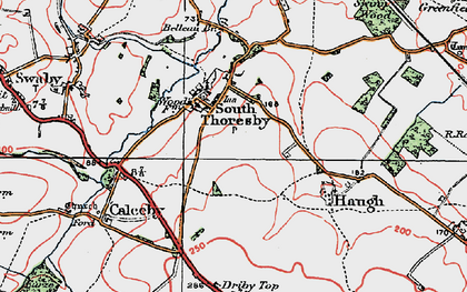 Old map of Belleau Br in 1923