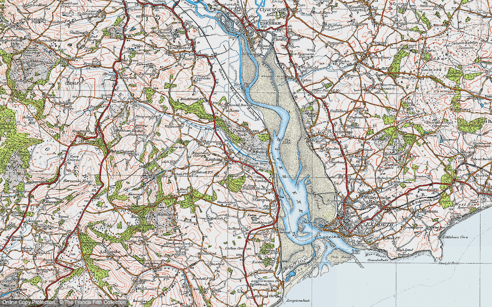 Old Map of South Town, 1919 in 1919