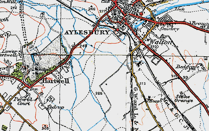 Old map of Southcourt in 1919