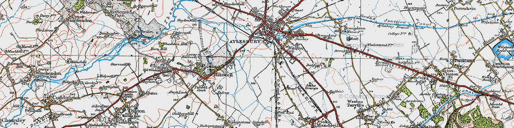 Old map of Southcourt in 1919