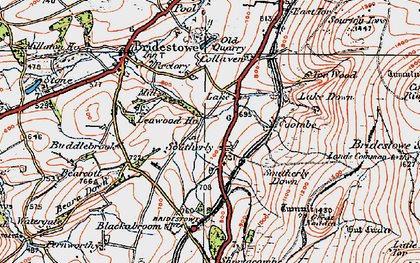 Old map of Southerly in 1919