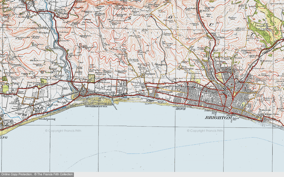 Old Map of Southern Cross, 1920 in 1920