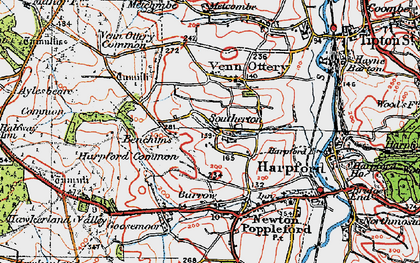 Old map of Southerton in 1919