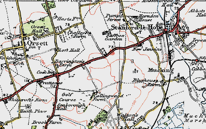 Old map of Southfields in 1920