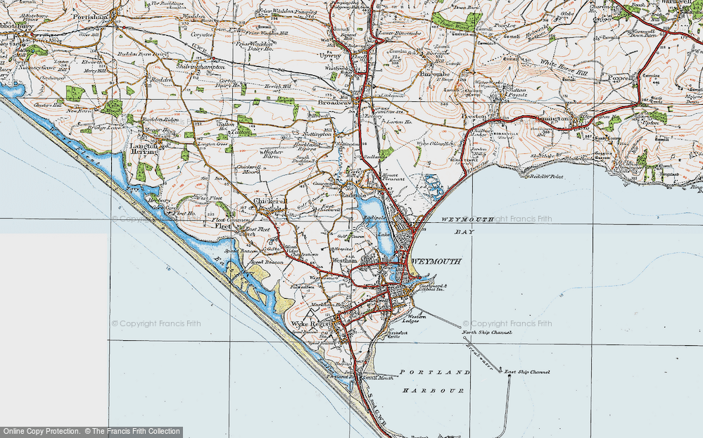 Old Map of Southill, 1919 in 1919