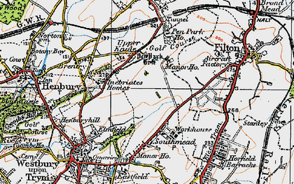 Old map of Southmead in 1919