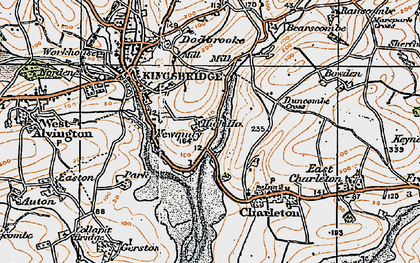 Old map of Southville in 1919