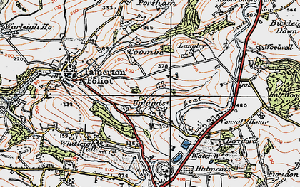 Old map of Southway in 1919
