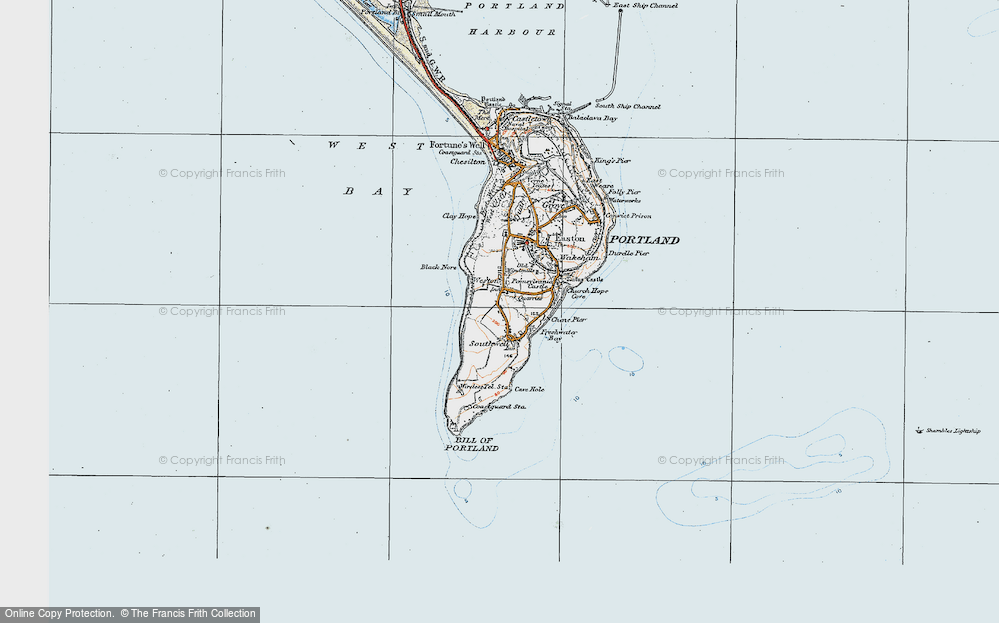 Old Map of Southwell, 1919 in 1919