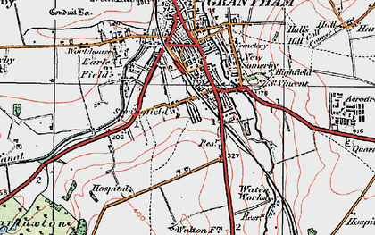 Old map of Spittlegate in 1922