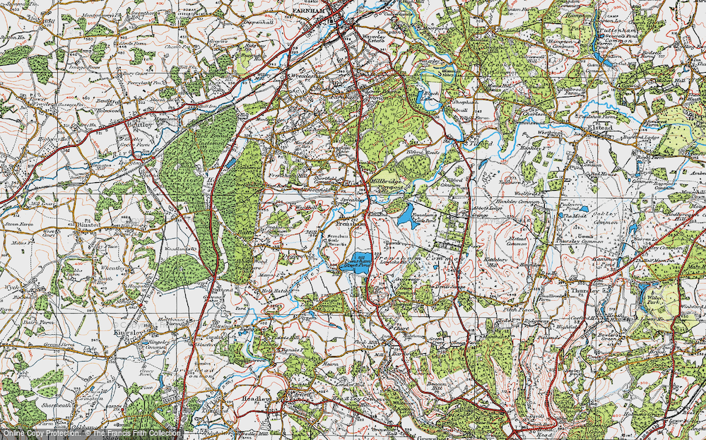 Old Map of Spreakley, 1919 in 1919