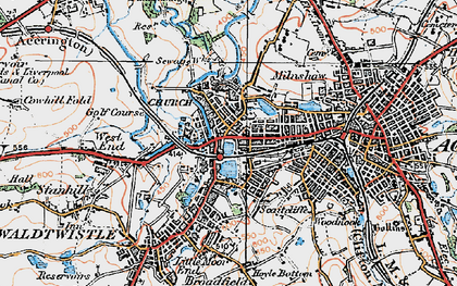 Old map of Spring Hill in 1924