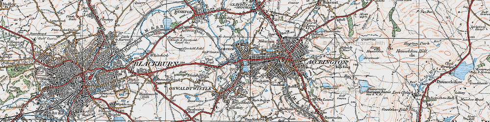 Old map of Spring Hill in 1924
