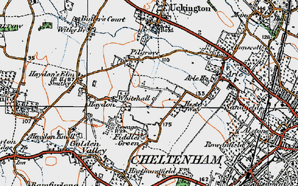 Old map of Springbank in 1919