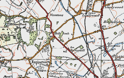 Old map of Springhill in 1921