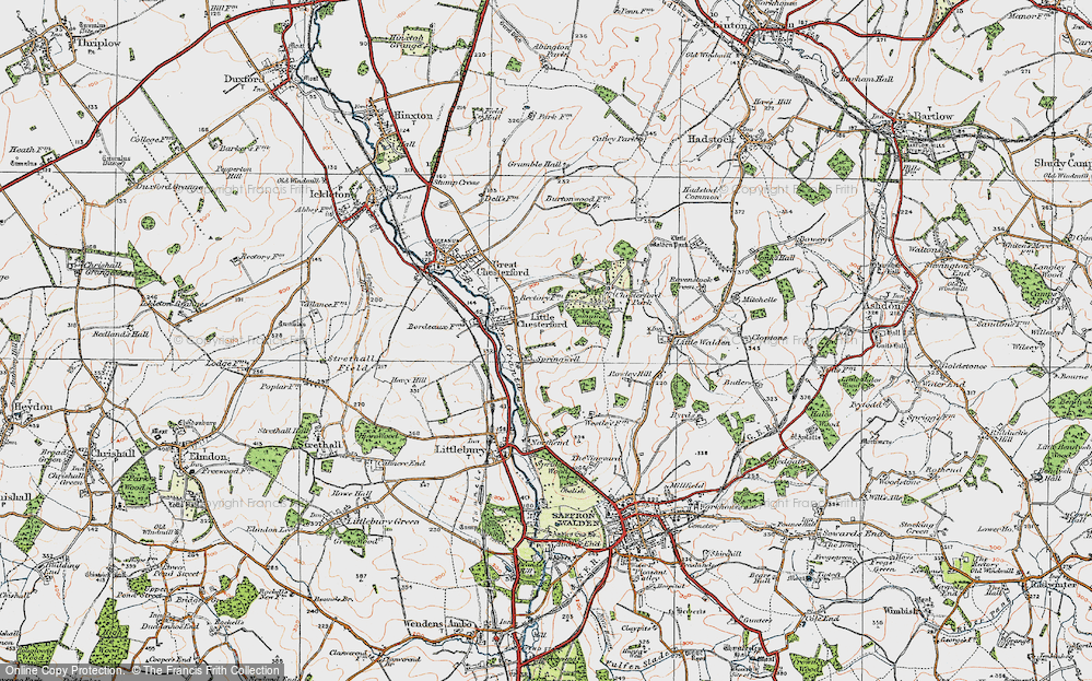 Old Map of Springwell, 1920 in 1920
