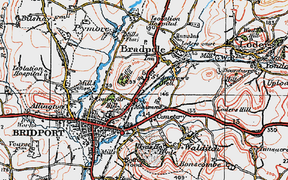 Old map of St Andrew's Well in 1919