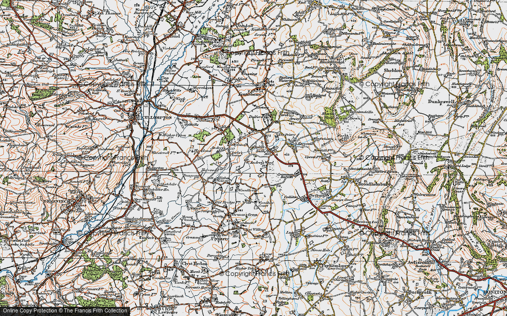 Old Map of St Andrew's Wood, 1919 in 1919