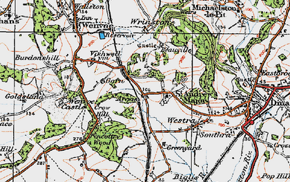 Old map of St Andrews' Major in 1919