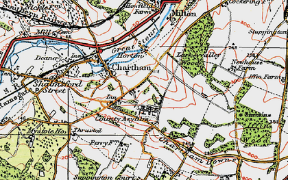 Old map of St Augustine's in 1920