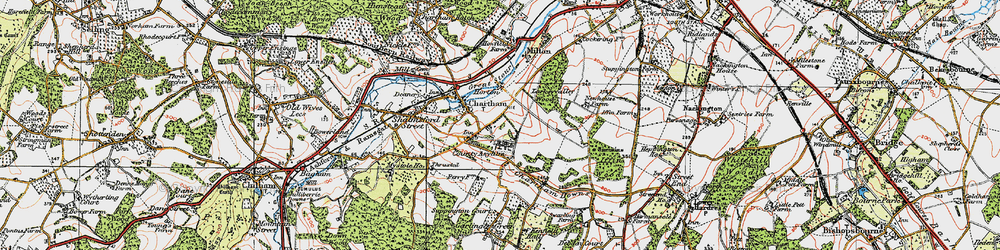 Old map of St Augustine's in 1920