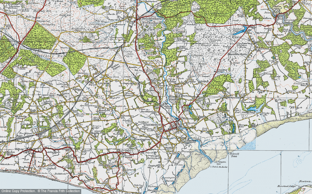 Old Map of St Austins, 1919 in 1919