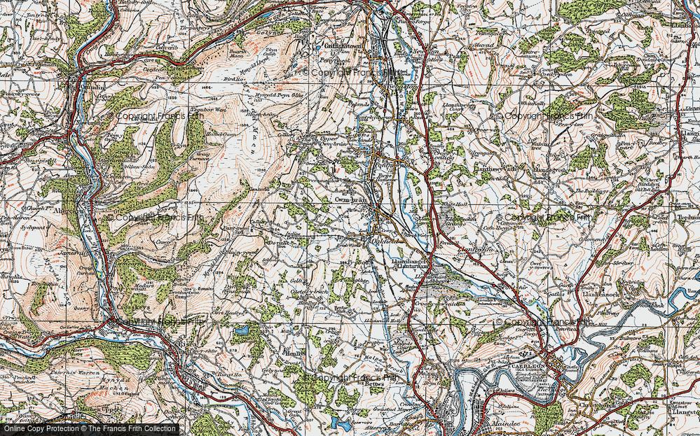 Old Map of St Dials, 1919 in 1919