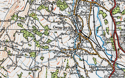 Old map of St Dials in 1919