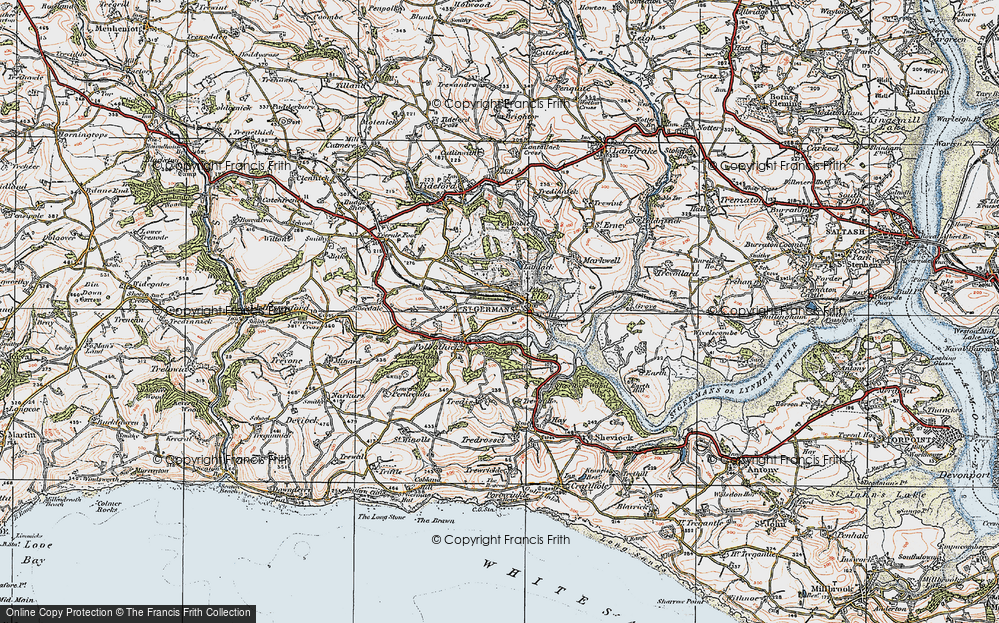 Old Map of St Germans, 1919 in 1919