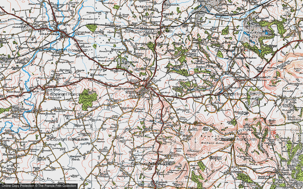 Old Map of St James, 1919 in 1919