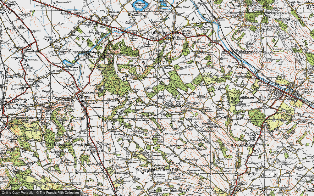 Old Map of St Leonards, 1920 in 1920