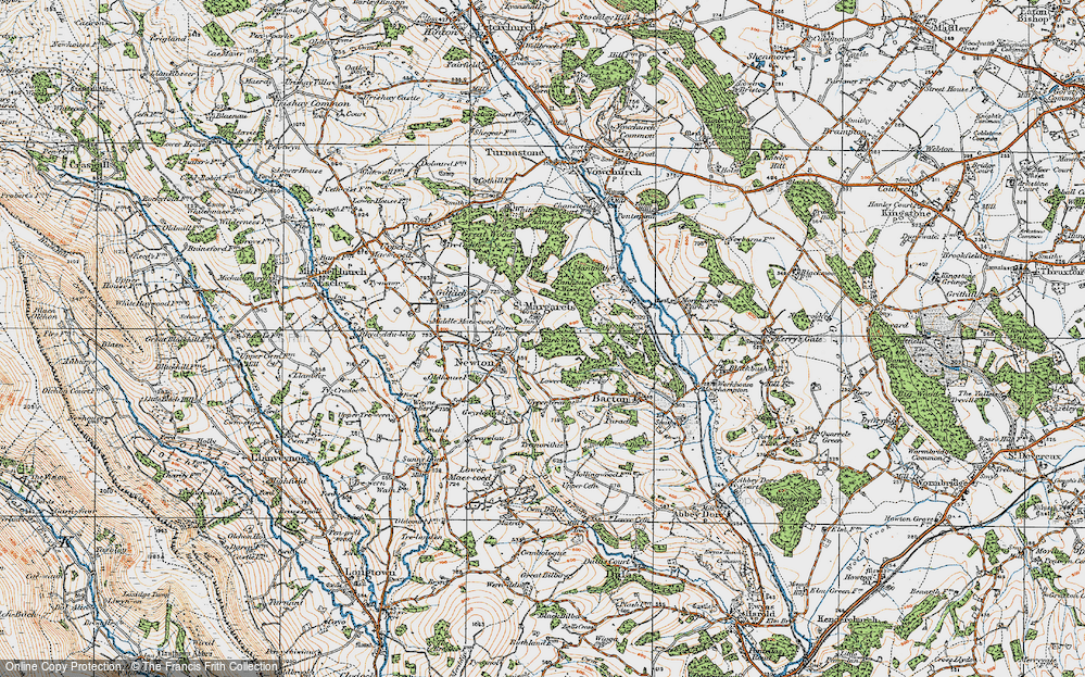 Old Map of St Margarets, 1919 in 1919