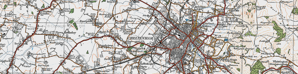 Old map of St Mark's in 1919