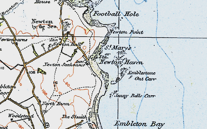 Old map of St Mary's in 1926