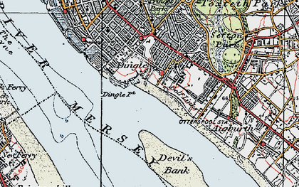 Old map of St Michael's Hamlet in 1923
