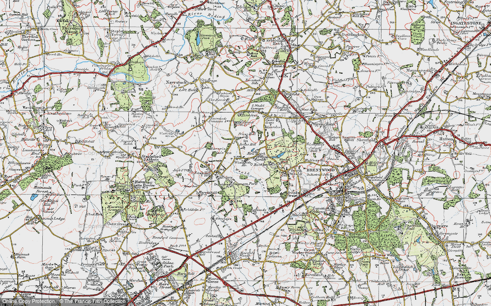 Old Map of St Vincent's Hamlet, 1920 in 1920