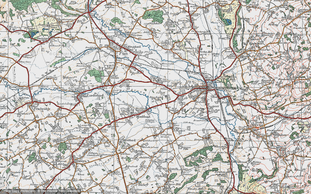 Old Map of Stagbatch, 1920 in 1920