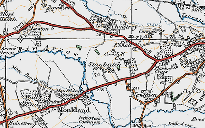 Old map of Stagbatch in 1920