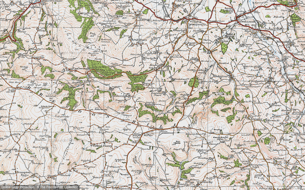 Old Map of Stamborough, 1919 in 1919
